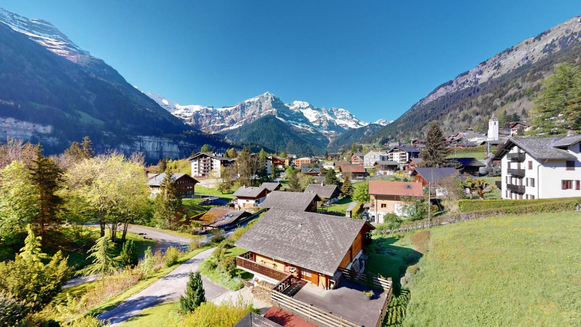 Modern Alpine Apartment With Sauna Champery Exterior photo